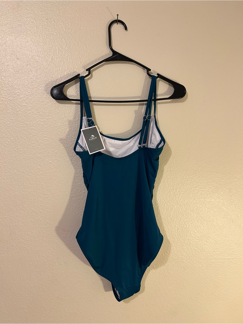 EoMenie NWT Teal One-Piece Swimsuit Size Small - Picture 2 of 6